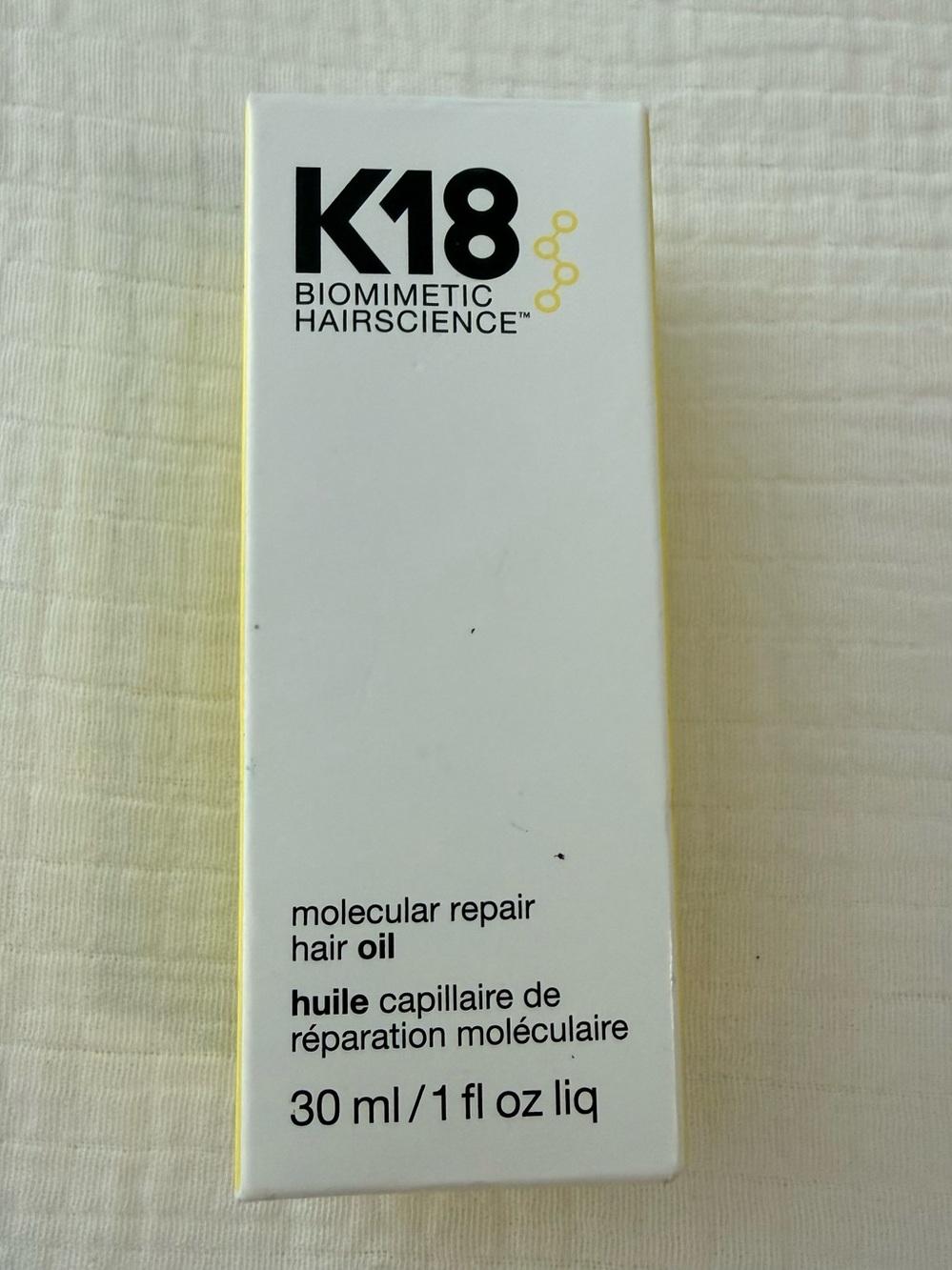 K18 Molecular Repair Hair Oil 1oz Weightless Anti Frizz Smoothing Heat Protect